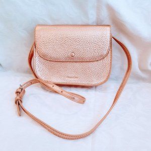 EUC Metallic Rose Gold Steven Alan Leather Belt Bag, small